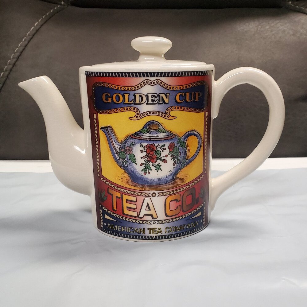 Teapot - Roshco Corner Grocery - Vintage Collectible